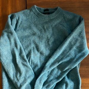 Teal jcrew wool sweater